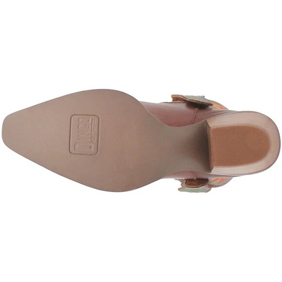 Dingo Play Pretty Embroidered Floral Snip Toe Cowboy Booties - Picture 5 of 5